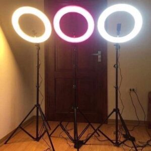 Đèn livestream Floveme cao cấp siêu sáng, chân 2m1, Size đèn 26 36 45 Hỗ Trợ Chụp Ảnh Make up, quay tiktok, bán hàng .