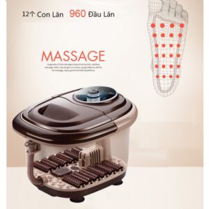 Bồn Ngâm Chân Massage Hồng Ngoại Có Sục Khí [ Tặng Thuốc Bắc Ngâm Chân]