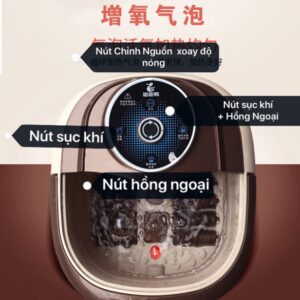 Bồn Ngâm Chân Massage Hồng Ngoại Có Sục Khí [ Tặng Thuốc Bắc Ngâm Chân]