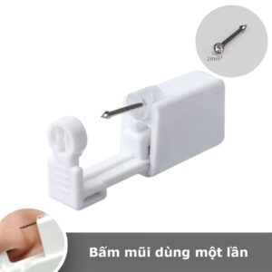 Dụng cụ bấm lỗ tai dùng một lần kháng khuẩn, an toàn, nhỏ gọn