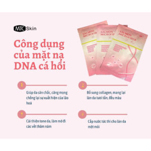 10 Gói Mặt Nạ SALMON MICROFIBER Của MTC SKIN Hàn Quốc