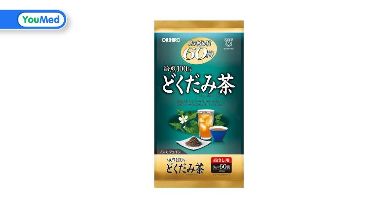 Hình ảnh cách pha trà diếp cá đúng cách