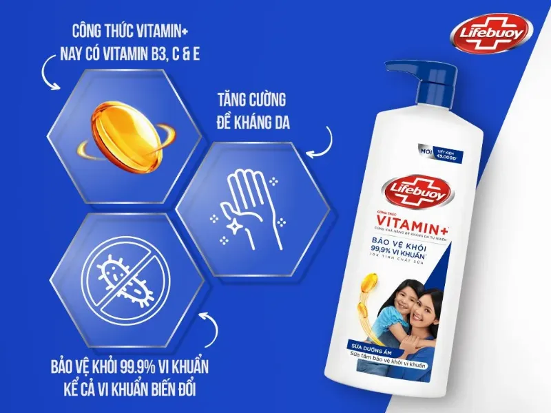 Huong dan cach su dung sua tam Lifebuoy de dat hieu qua toi uu