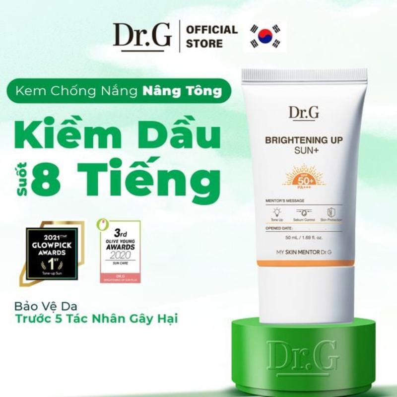 Kem chống nắng Dr.G cho da dầu, kiềm dầu hiệu quả