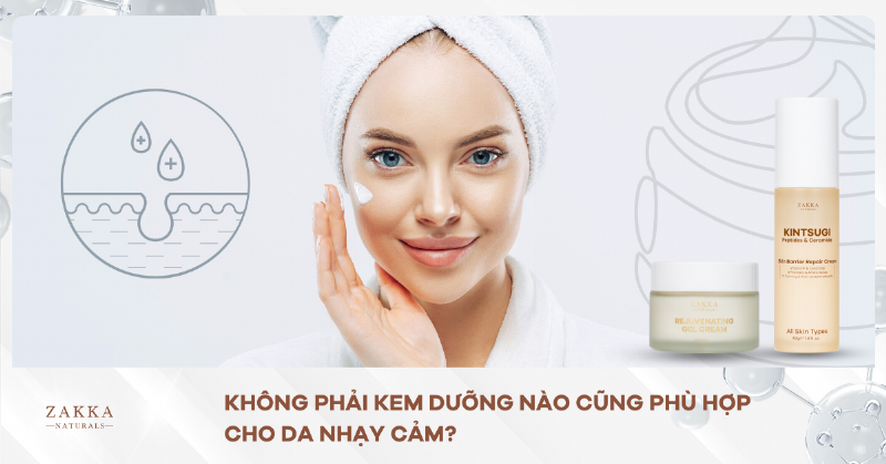 Kem dưỡng da ban đêm cho da nhạy cảm