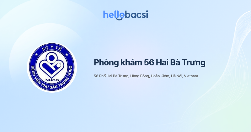 Phòng khám 56 Hai Bà Trưng - Chi phí