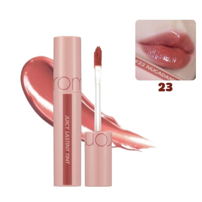 Romand Glasting Water Tint màu 23 Nucadamia swatch