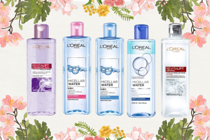 So sánh nước tẩy trang Loreal với các thương hiệu khác