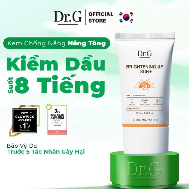 Thành phần kem chống nắng Dr.G an toàn và lành tính