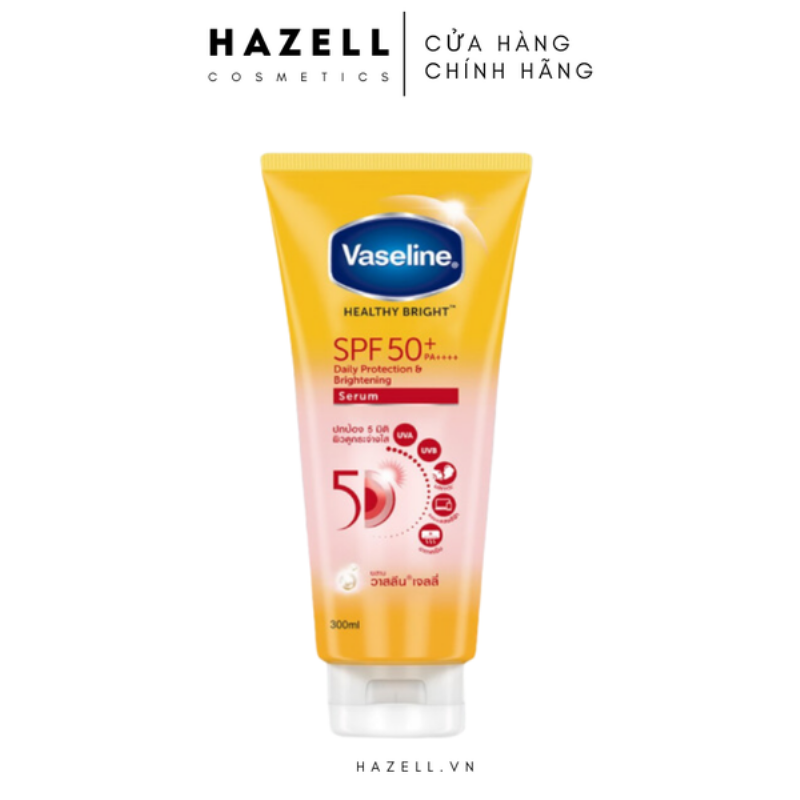 Vaseline chống nắng: Lớp màng bảo vệ da nhẹ nhàng