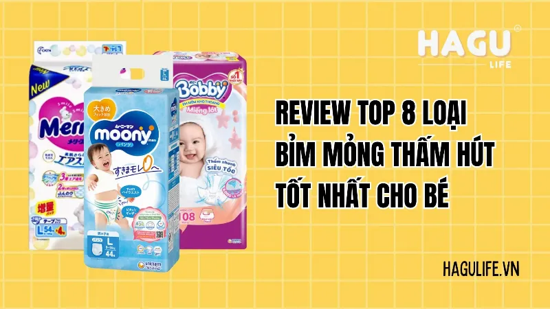 Phân biệt bỉm quần Diana sử dụng ban ngày và ban đêm, tập trung vào khả năng thấm hút và khô thoáng