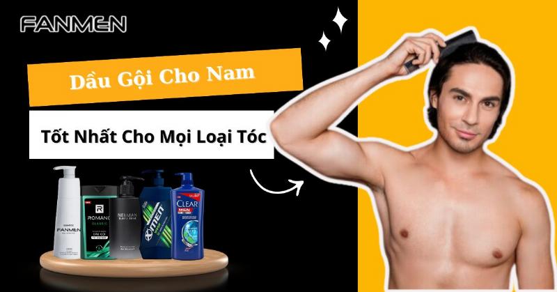 Hinh minh hoa cac buoc goi dau dung cach voi romano dau goi cho nam gioi