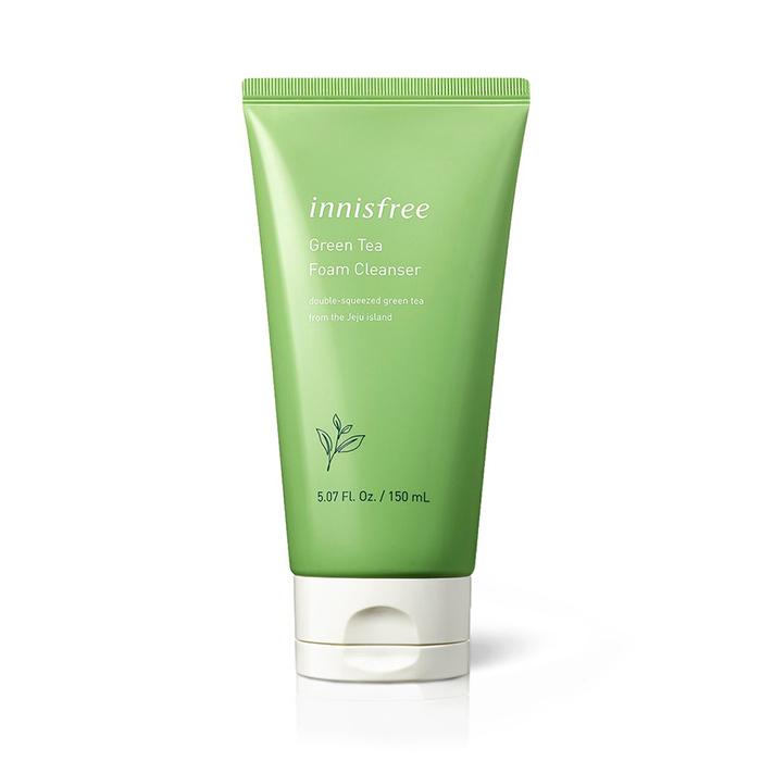 Hướng dẫn các bước dùng sữa rửa mặt Innisfree trà xanh hiệu quả
