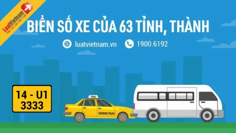 Cấu trúc biển số xe 62 ở đâu, minh họa các loại biển số xe Long An phổ biến cho xe máy và ô tô
