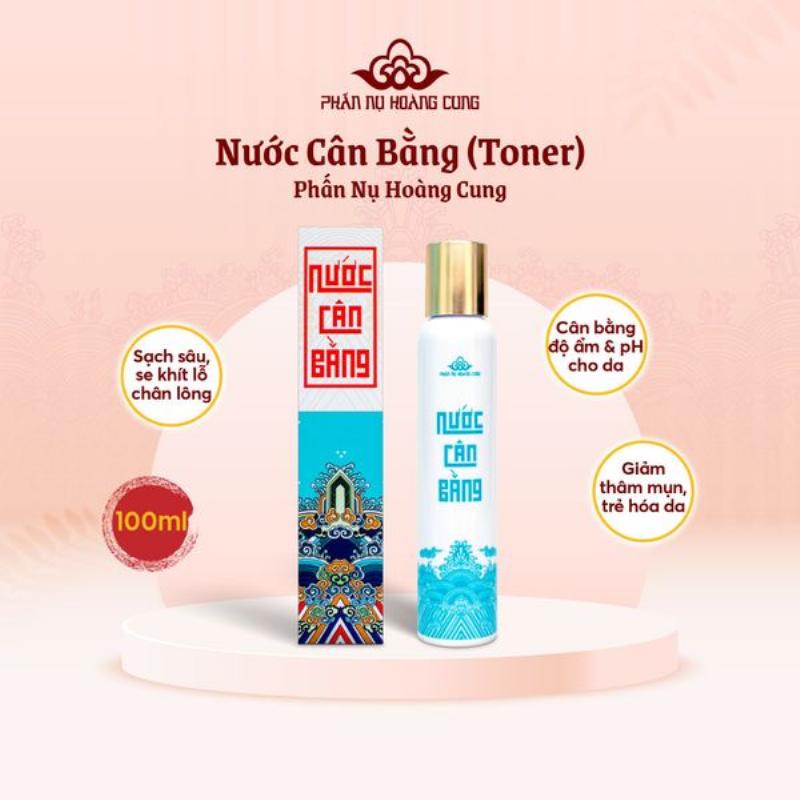 Hình ảnh minh họa các công dụng chính của nước cân bằng da như cân bằng pH, làm sạch sâu, dưỡng ẩm, se khít lỗ chân lông