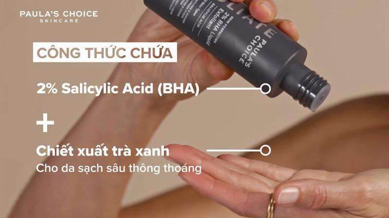 Hình ảnh Before & After khuôn mặt của một người sau khi sử dụng hạt ngũ hoa trị mụn và làm sáng da