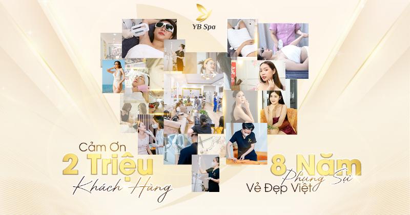 Hình ảnh minh họa khách hàng thể hiện sự hài lòng sau khi kết thúc liệu trình spa.