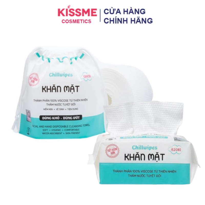 Khăn khô đa năng dạng cuộn tiện lợi cho vệ sinh cá nhân và chăm sóc da mặt, đảm bảo vệ sinh, thấm hút tốt