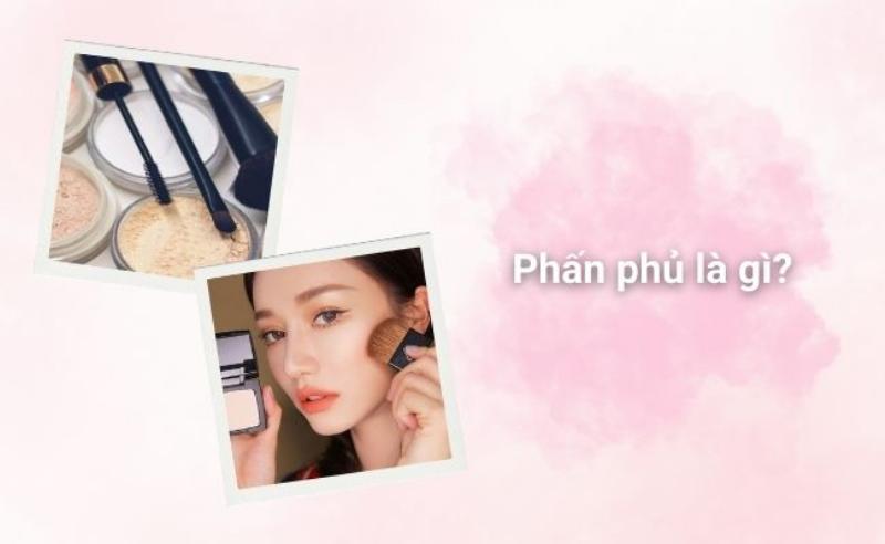 Hình ảnh minh họa việc xịt khoáng hoặc dùng cọ lớn phủ phấn bột để cố định lớp trang điểm sau cùng.