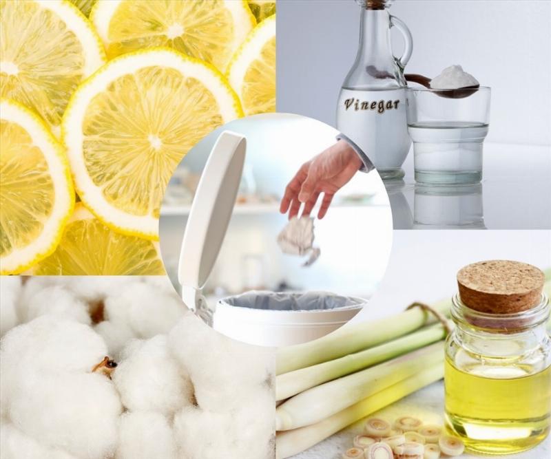 Baking soda giup khu mui hieu qua trong thung rac gia dinh