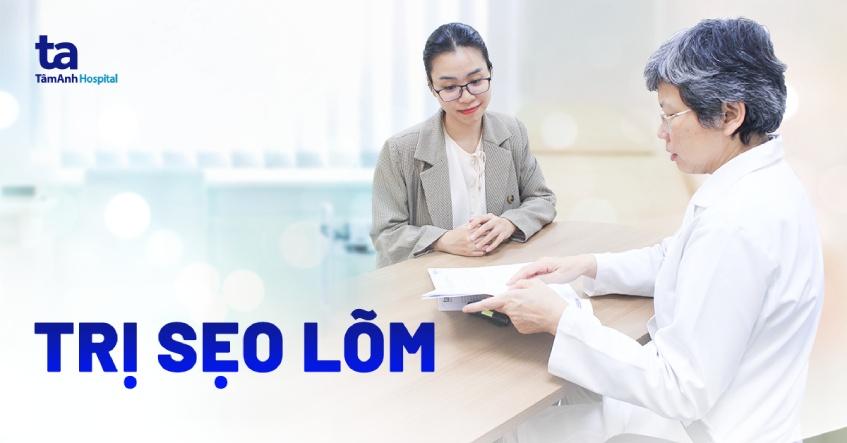 Hình ảnh minh họa cơ chế lăn kim trị sẹo lõm, cho thấy kim siêu nhỏ tạo tổn thương giả và kích thích sản sinh collagen.