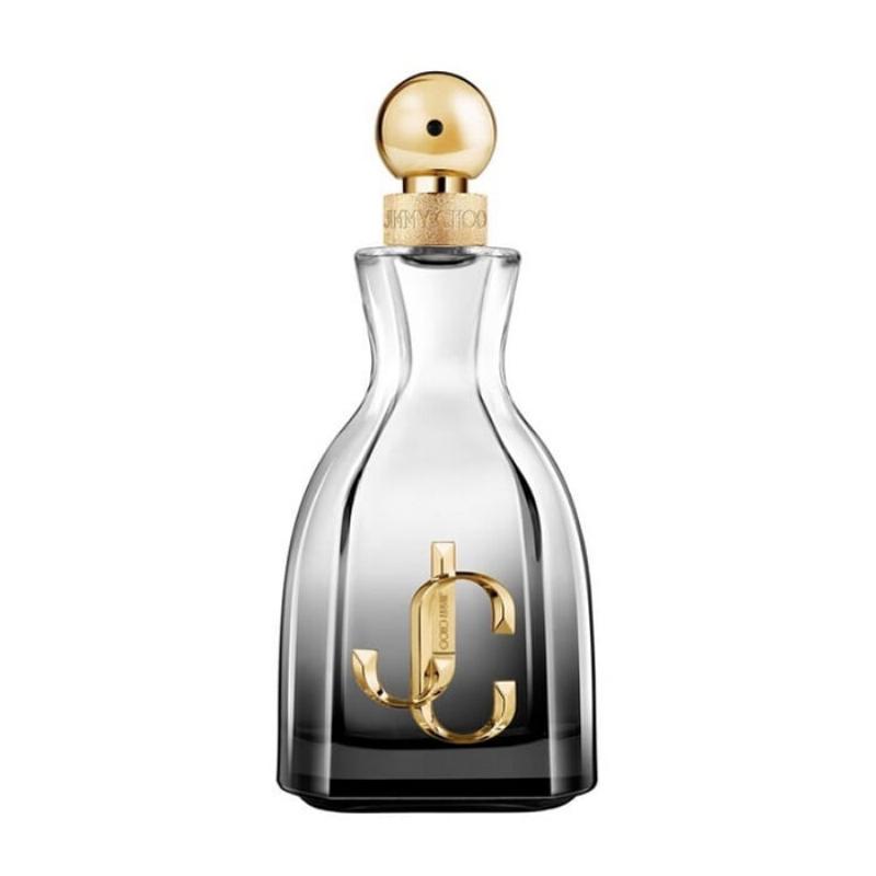 Hình ảnh nhiều chai nước hoa Jimmy Choo được trưng bày trên kệ trong một cửa hàng sang trọng, gợi ý địa điểm mua sắm.