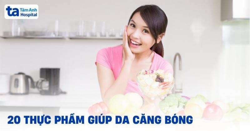 Nuoc uong collagen giup lan da cang min giam nep nhan va tang do dan hoi tuoi tre
