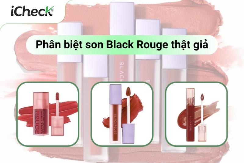 Hình ảnh minh họa cách phân biệt son black rouge dl13 thật giả