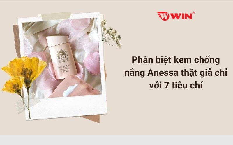 Phân biệt tem chống hàng giả và hologram trên kem chống nắng Anessa