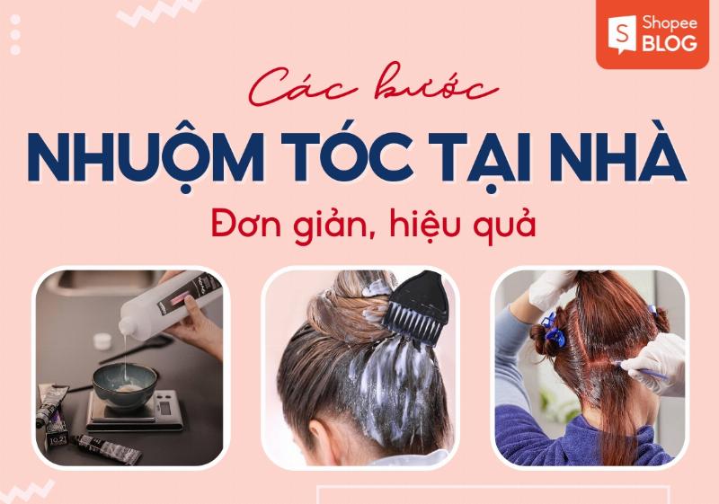Các bước thực hiện nhuộm tóc đen tại nhà an toàn và hiệu quả