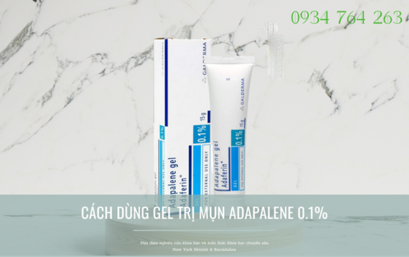 Routine chăm sóc da khi dùng Adapalene 0.1