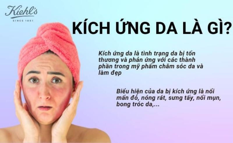 Làn da bị mẩn đỏ, kích ứng do rửa mặt sai cách sau khi đắp mặt nạ