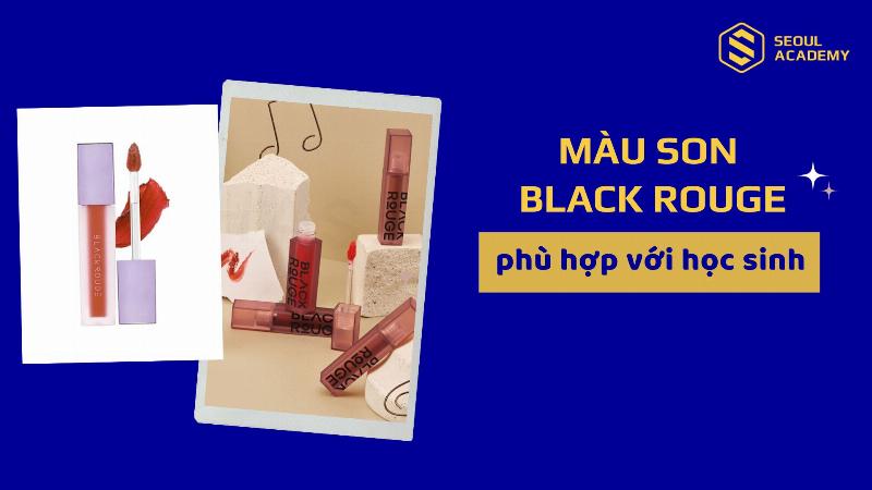 Thiết kế vỏ hộp và thân son black rouge ver 8 the king màu xanh navy