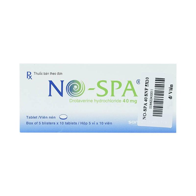 Minh họa ứng dụng của thuốc No-Spa trong việc giảm đau do co thắt niệu quản trong bệnh sỏi thận.