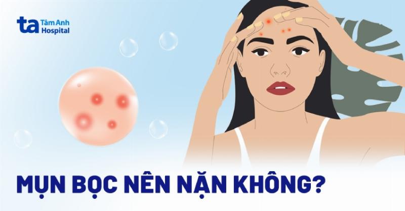Hình ảnh minh họa quy trình vệ sinh cây nặn mụn sau khi sử dụng bao gồm rửa bằng xà phòng, khử trùng bằng cồn và làm khô