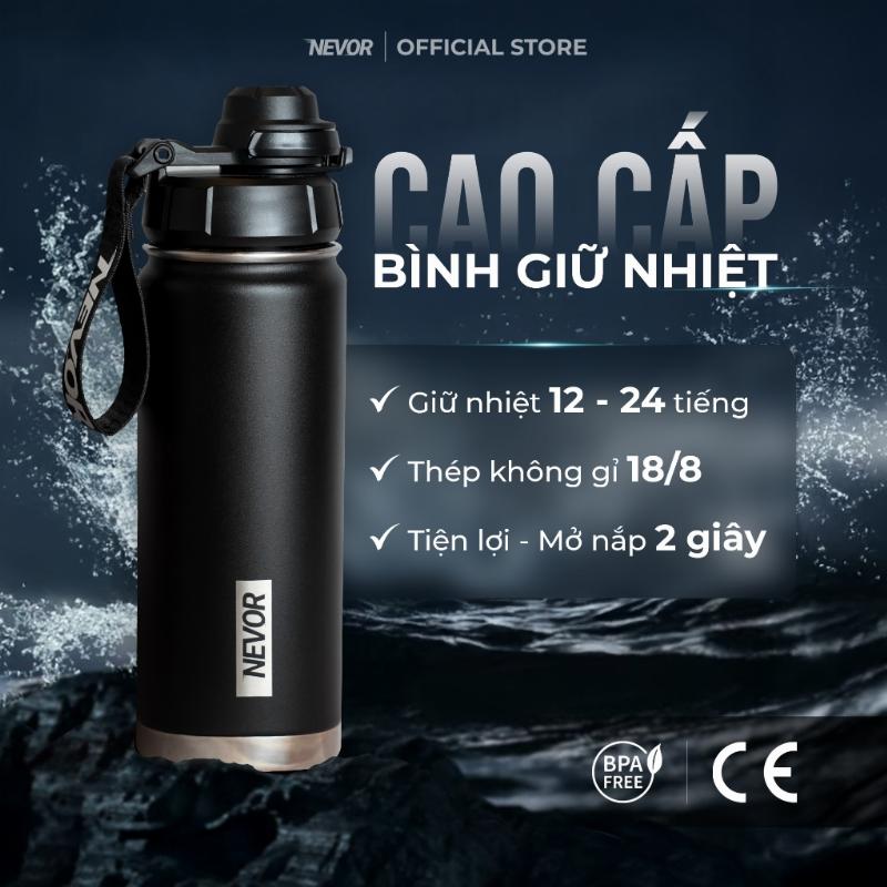 Hình ảnh chai bù nước cao cấp chất liệu thép không gỉ