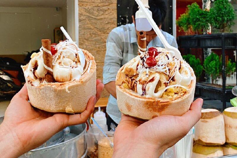 Các loại topping phổ biến cho kem dừa Côn Đảo