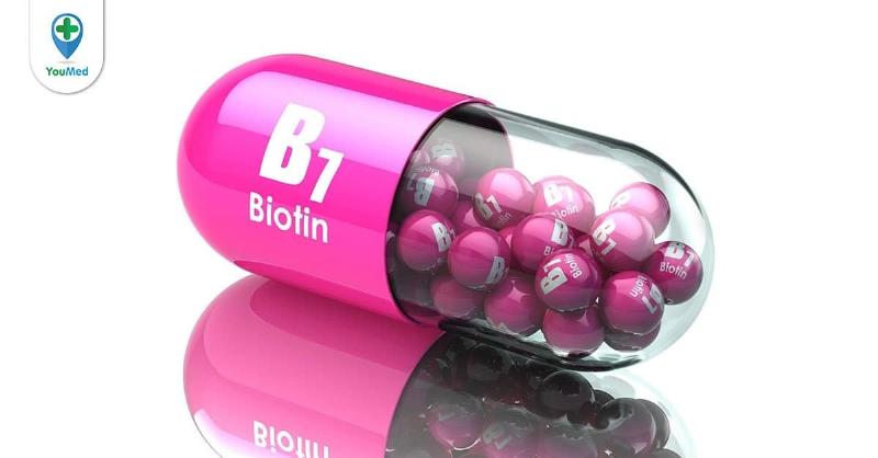 Hình ảnh minh họa các loại liều lượng viên uống biotin khác nhau