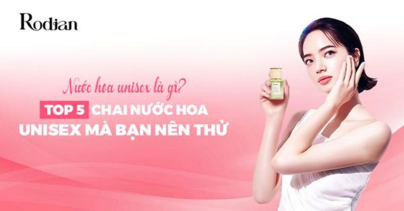 Hình ảnh một người (không rõ giới tính) đang xịt nước hoa Libre, thể hiện tính "phi giới tính" của mùi hương