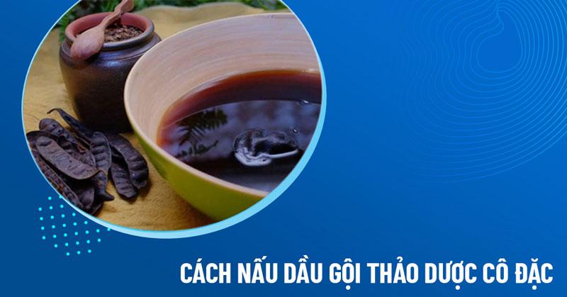 Nhiều loại thảo mộc tươi được chuẩn bị để nấu nước gội đầu dưỡng sinh